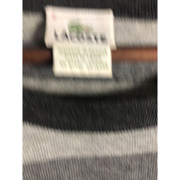 LACOSTE LONG SLEEVE GRAY TOP SIZE LARGE/6 - Picture 4 of 4